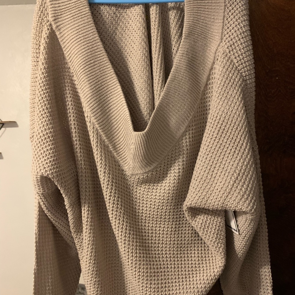 Waffle Knit Sweater